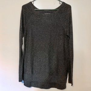 American Eagle Black Heather Knit Sweater